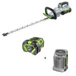   HT 2601E KIT - 66cm, 30mm ágvastagság, 1 sebesség, forgatható kar, 2,5Ah akku, CH2100 töltő